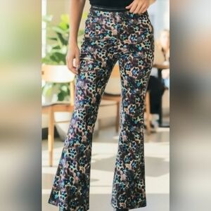 Prada Multicolor Flower Print Pants